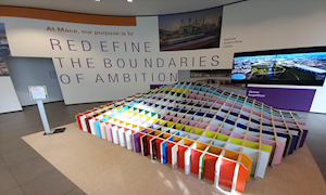 Mace, the global consultancy and construction company, has unveiled a collaborative installation at its global headquarters, in the City of London, to mark Pride Month.