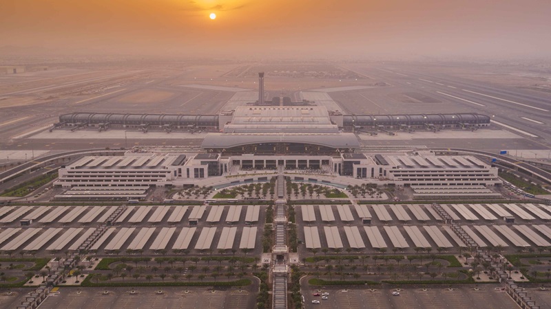 Aerial View of Muscat International Airport - Mace Group