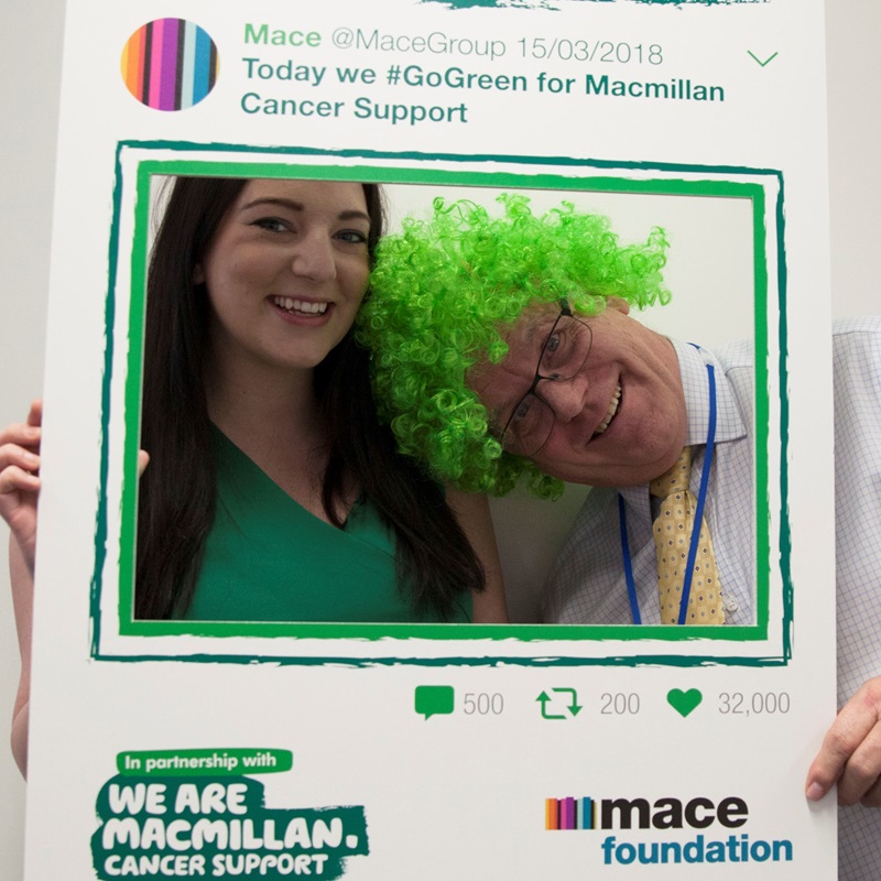 #GoGreen For Macmillan Cancer Support - Mace Foundation
