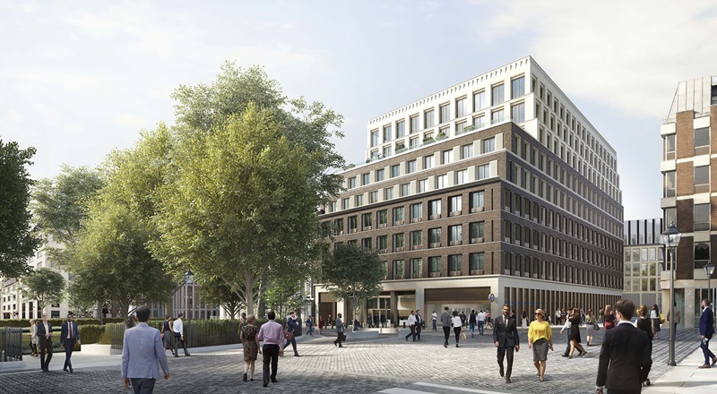 CGI View of Hanover Square Building - Mace Group
