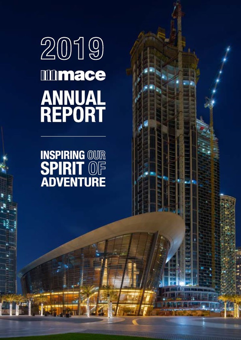 2019 Annual Report Cover - Mace Group