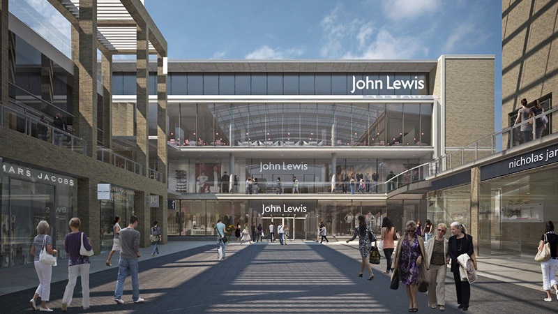 CGI Street View of John Lewis Retail - Mace Group