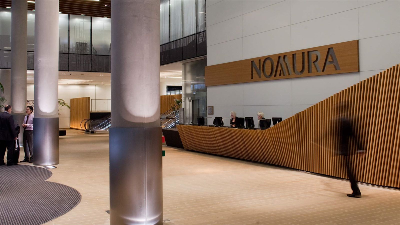 Nomura Building Reception Lobby - Mace Group