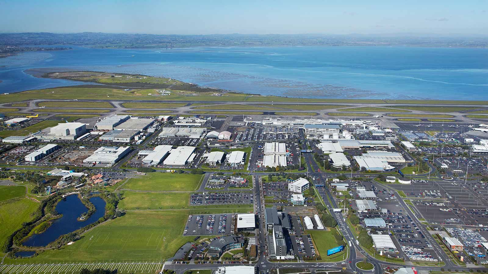 Auckland Airport Aerial View - Mace Group