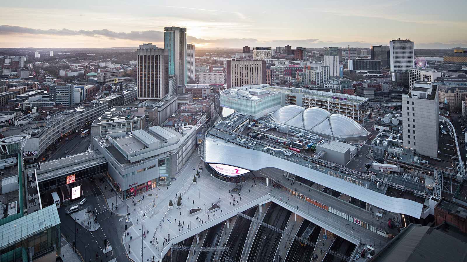 Birmingham New Street Station Aerial View - Mace Group