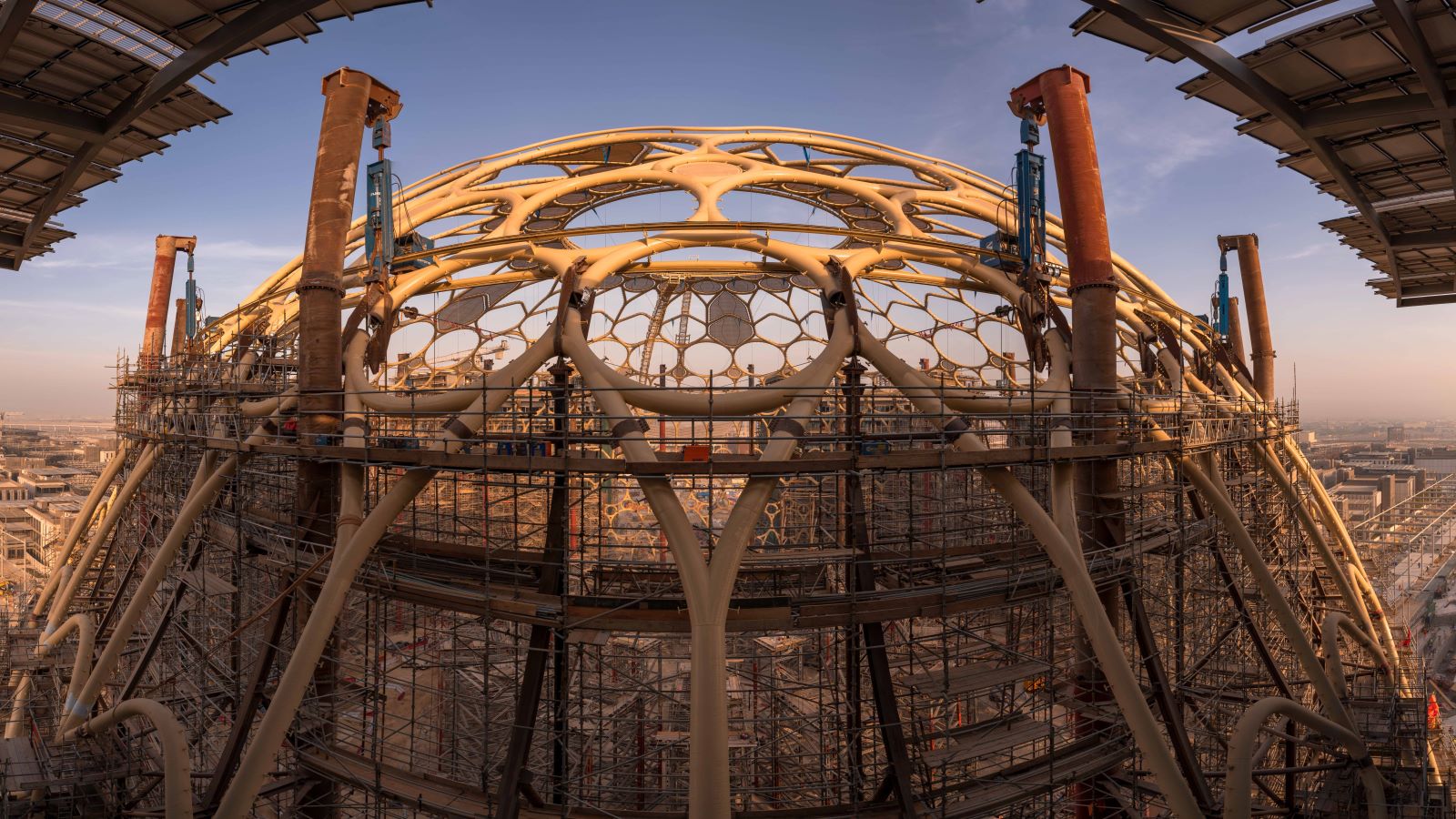 The main dome at Expo 2020 Dubai - Mace Group