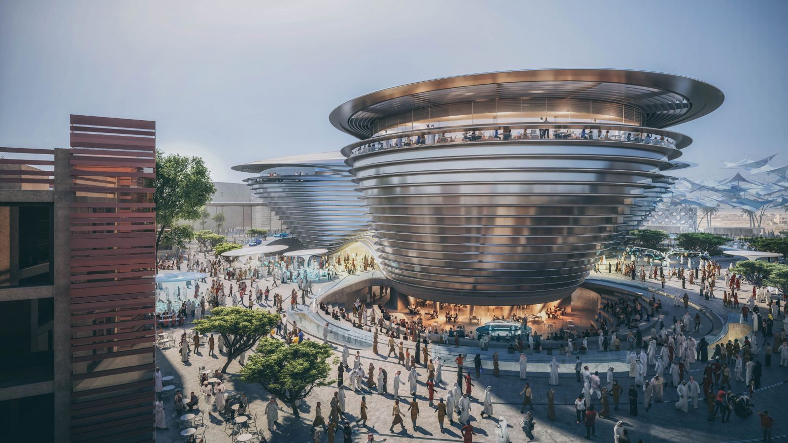 The Sunken Plaza area at Expo 2020 Dubai - Mace Group