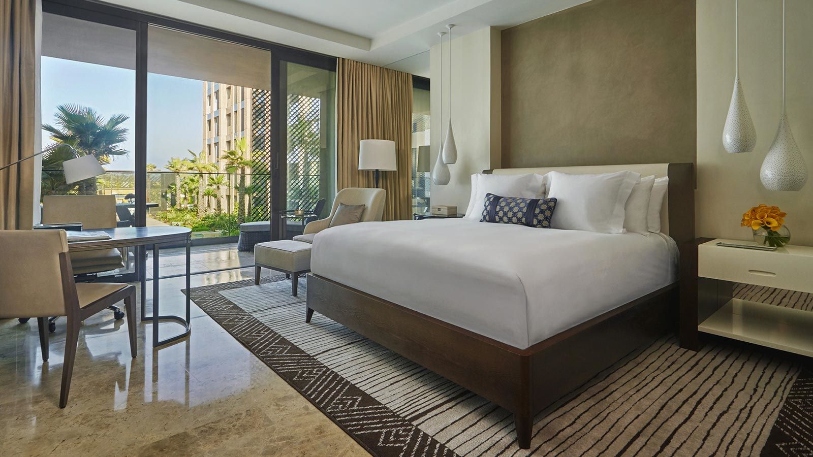 Casablanca Four Seasons Hotel, Modern Bedroom - Mace Group