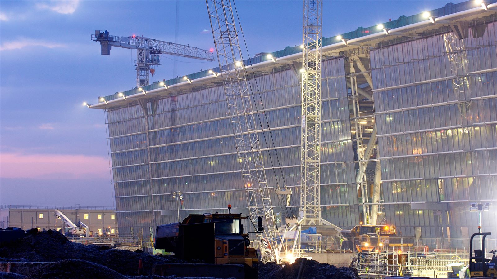 Construction View of London's Heathrow Terminal 5 - Mace Group