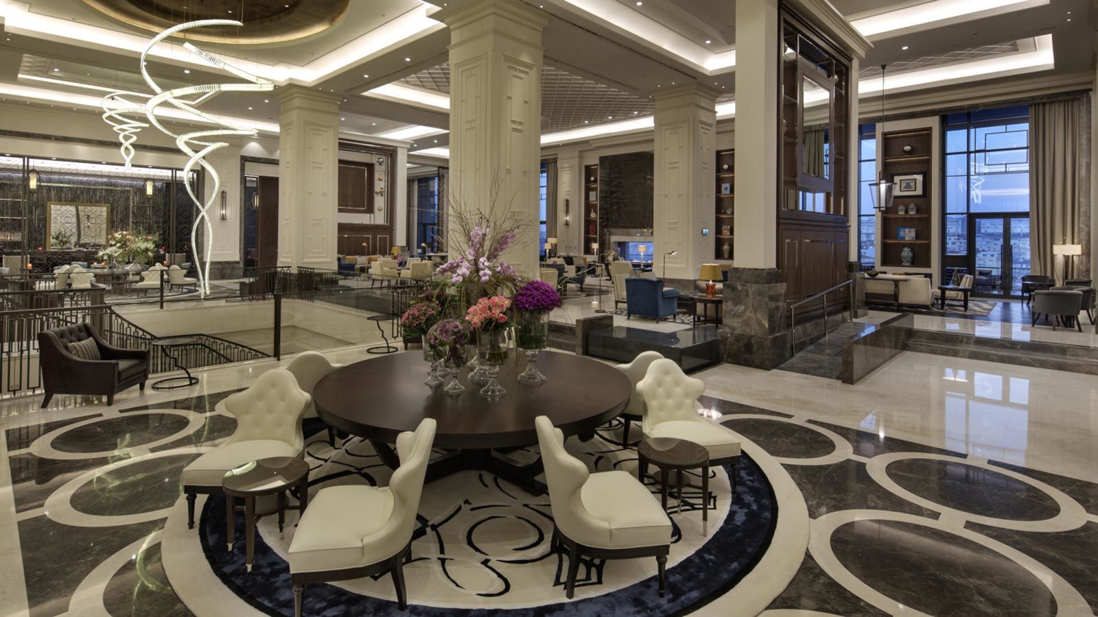 Inside Hilton's Hotel Reception Lobby Area - Mace Group 