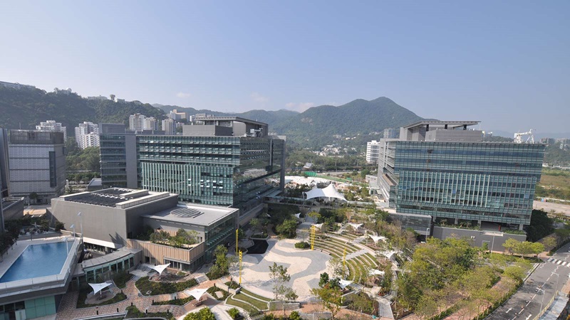 Aerial View of Hong Kong Science Park - Mace Group