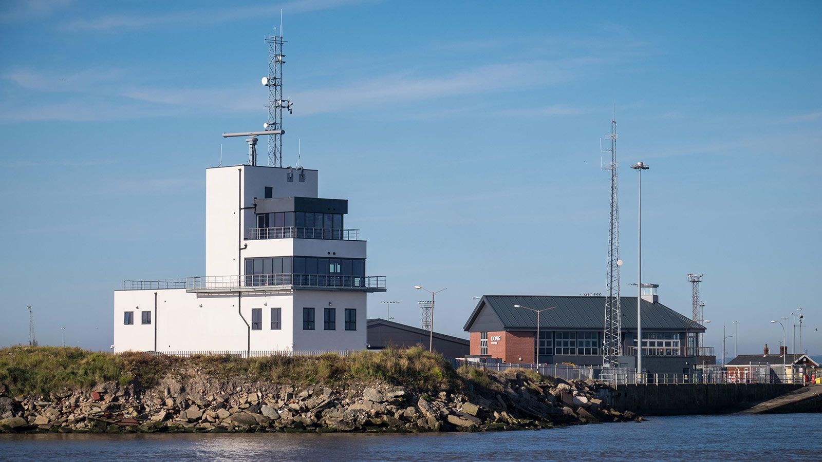 Waterfront view of the Humber Marine Control Centre - Mace Group