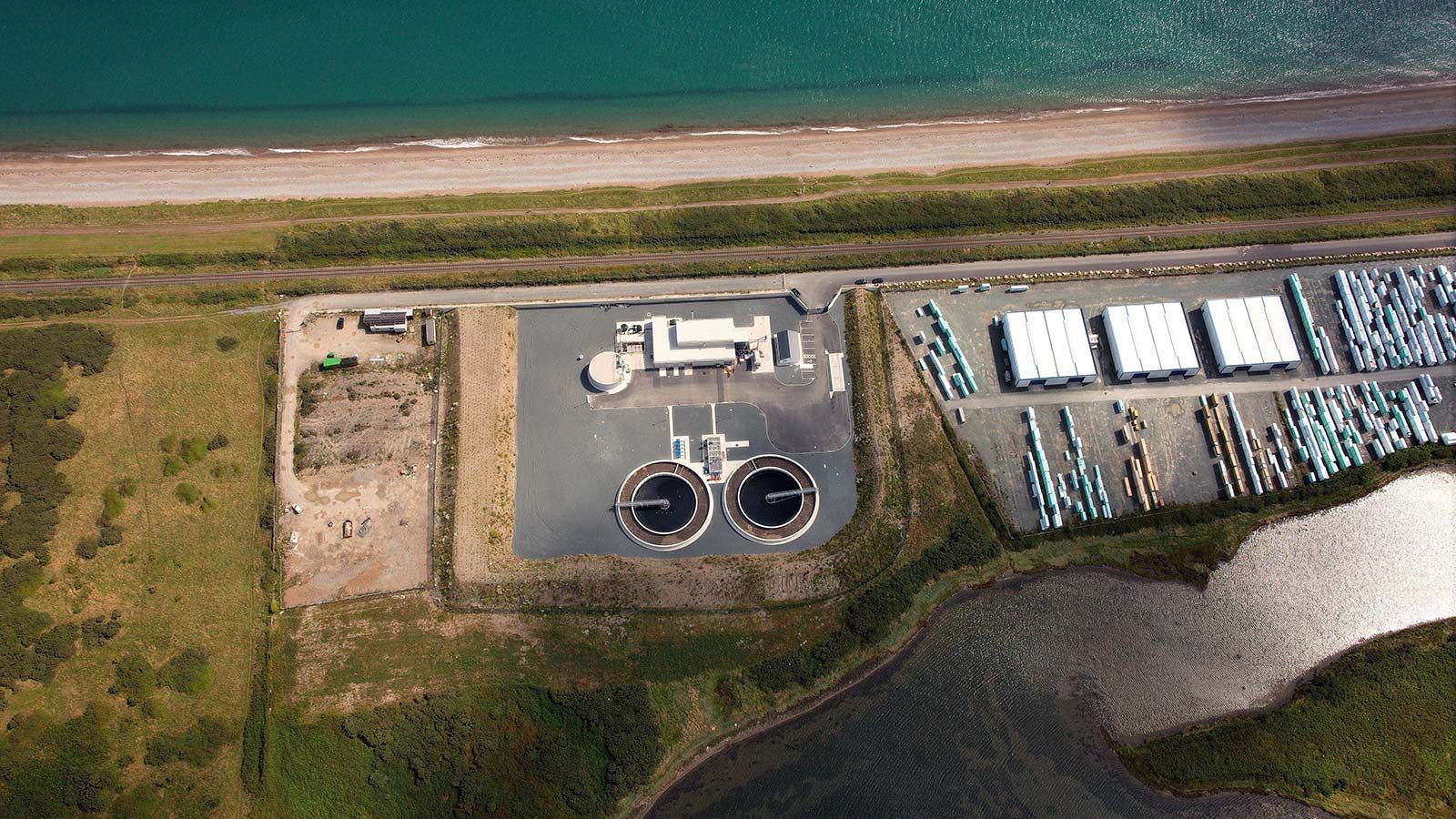 Aerial View of Irish Water - Mace Group