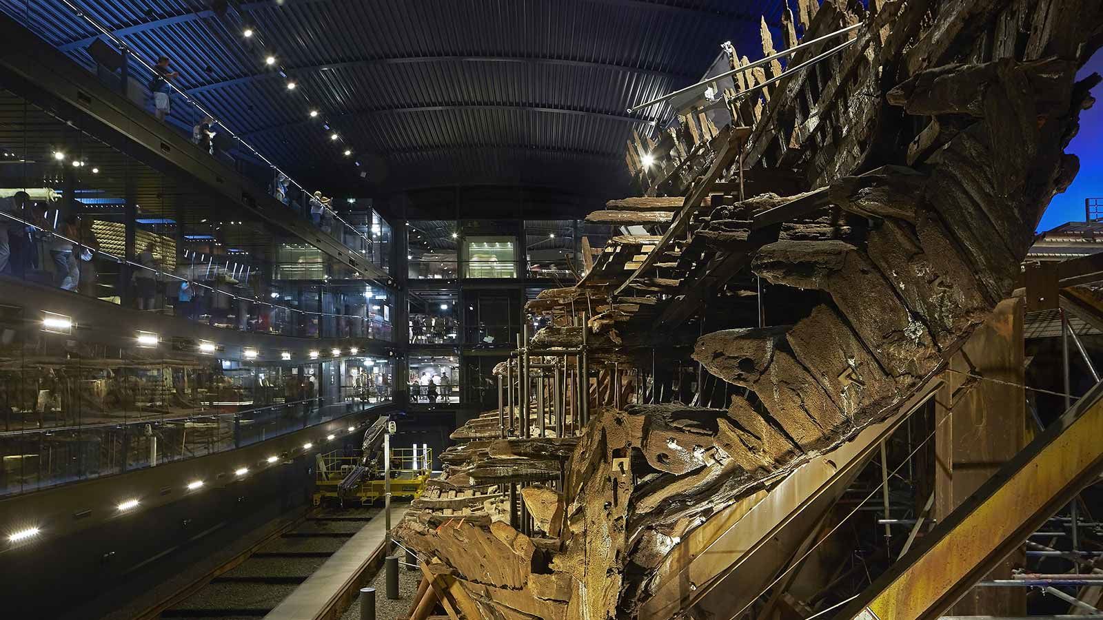 Inside Mary Rose Museum - Mace Group