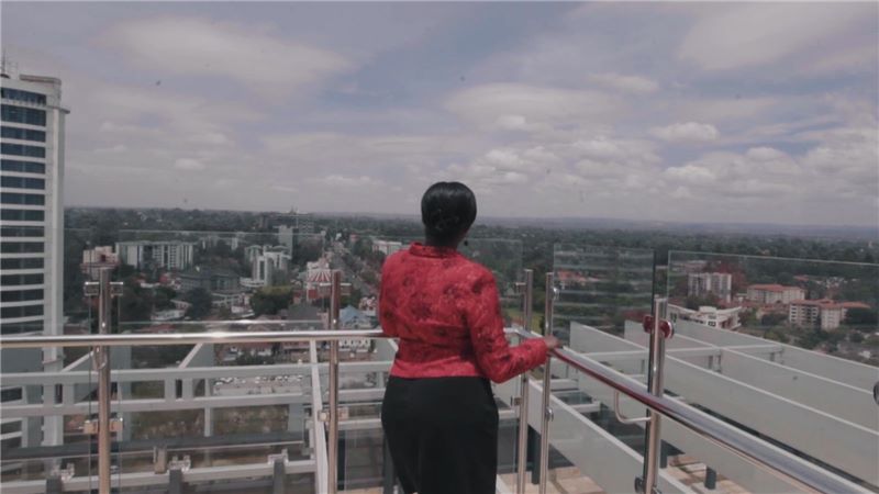 Video still - looking out over the city from Sanlam Tower viewing deck - Mace Group