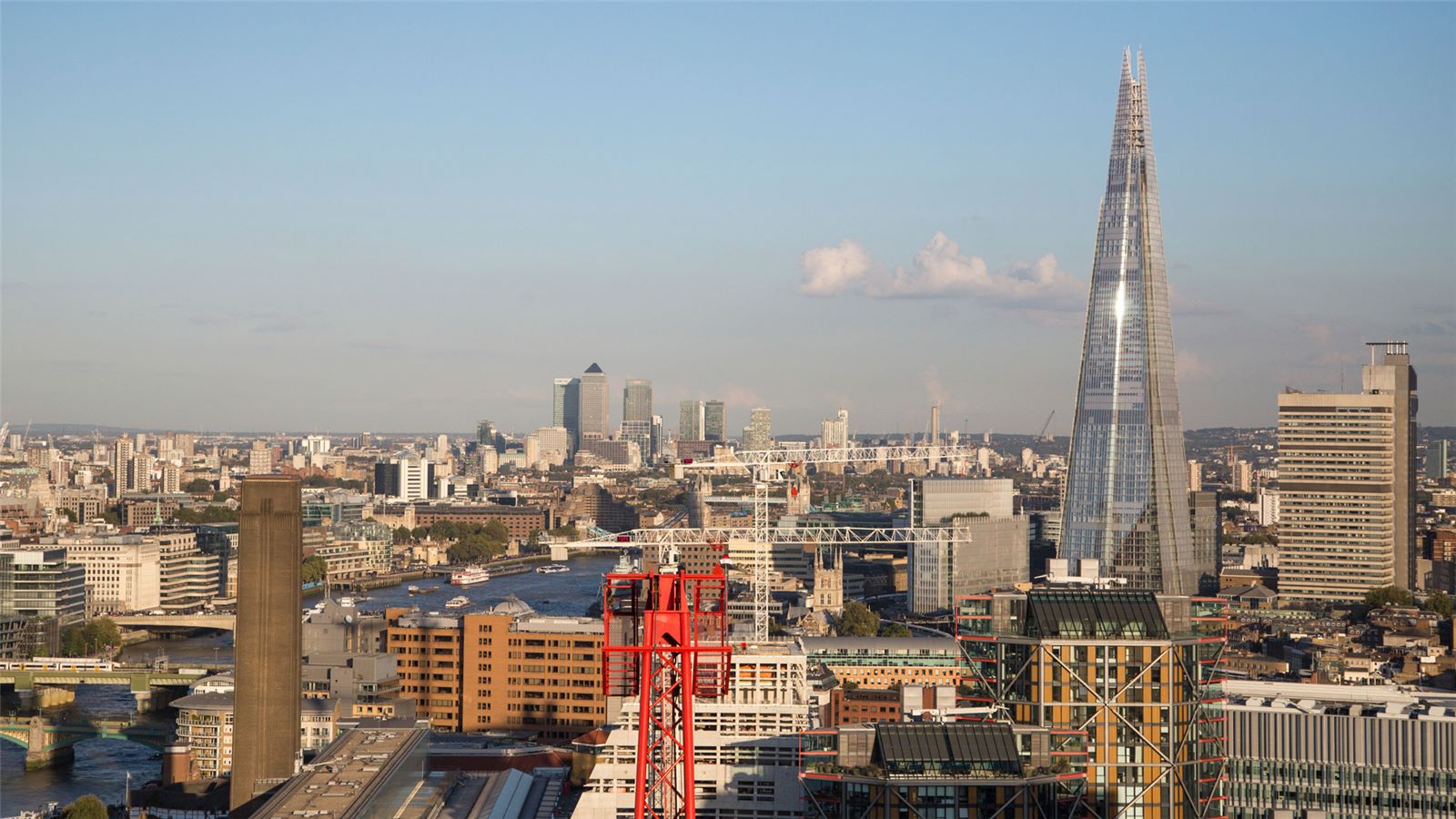 London Southbank Tower, Aerial View of Shard - Mace Group