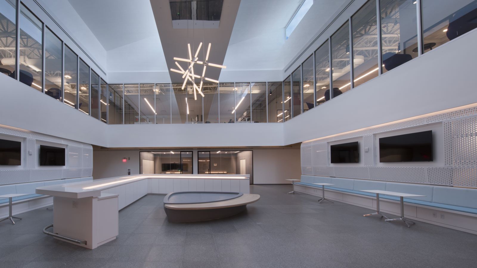 Telemundo Luxury Modern Interior, Collaborative Campus - Mace Group