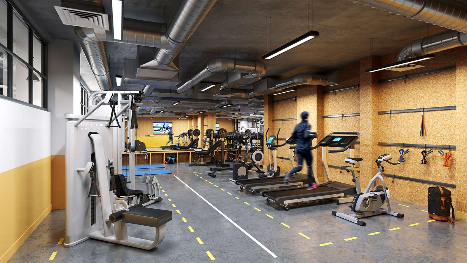 The West Wing, Student Accommodation Gym in Cardiff - Mace Group