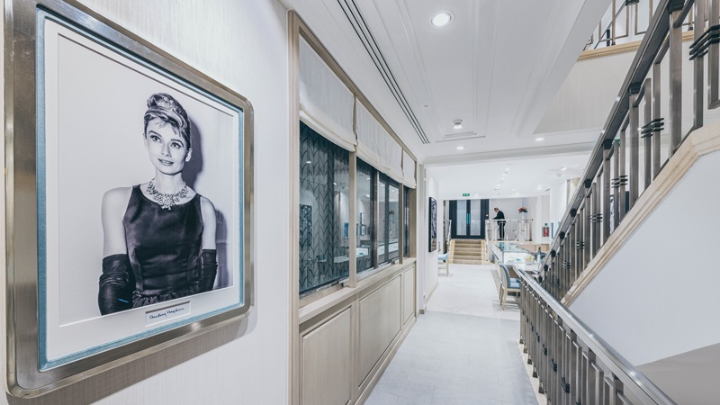 Inside Tiffany & Co store - Mace Group