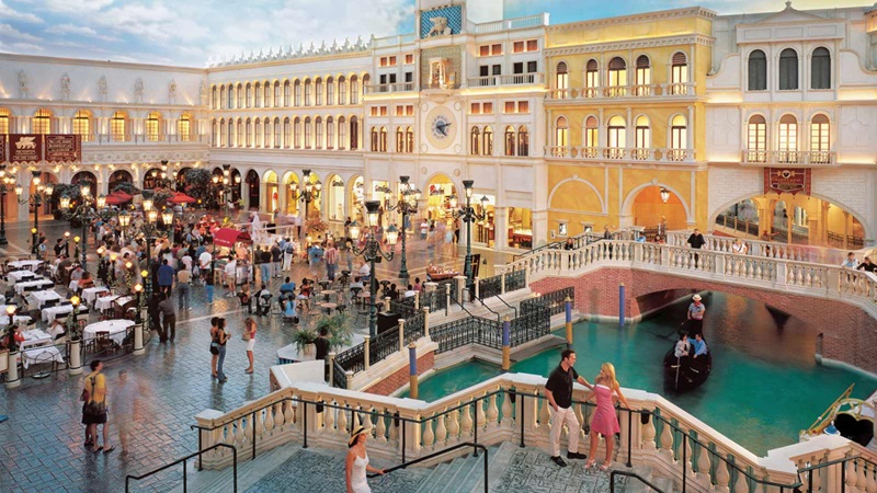 Tourists at The Venetian Hotel and Resort, Macau - Mace Group
