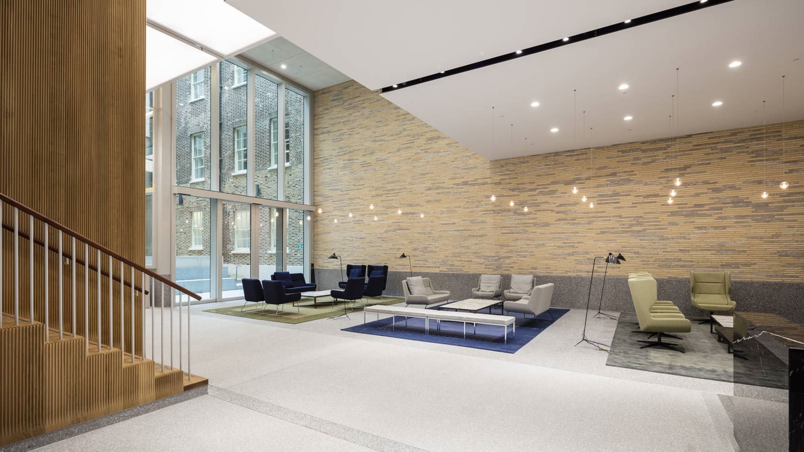 Luxury Modern Office Reception, W5 – New Burlington Place Building - Mace Group