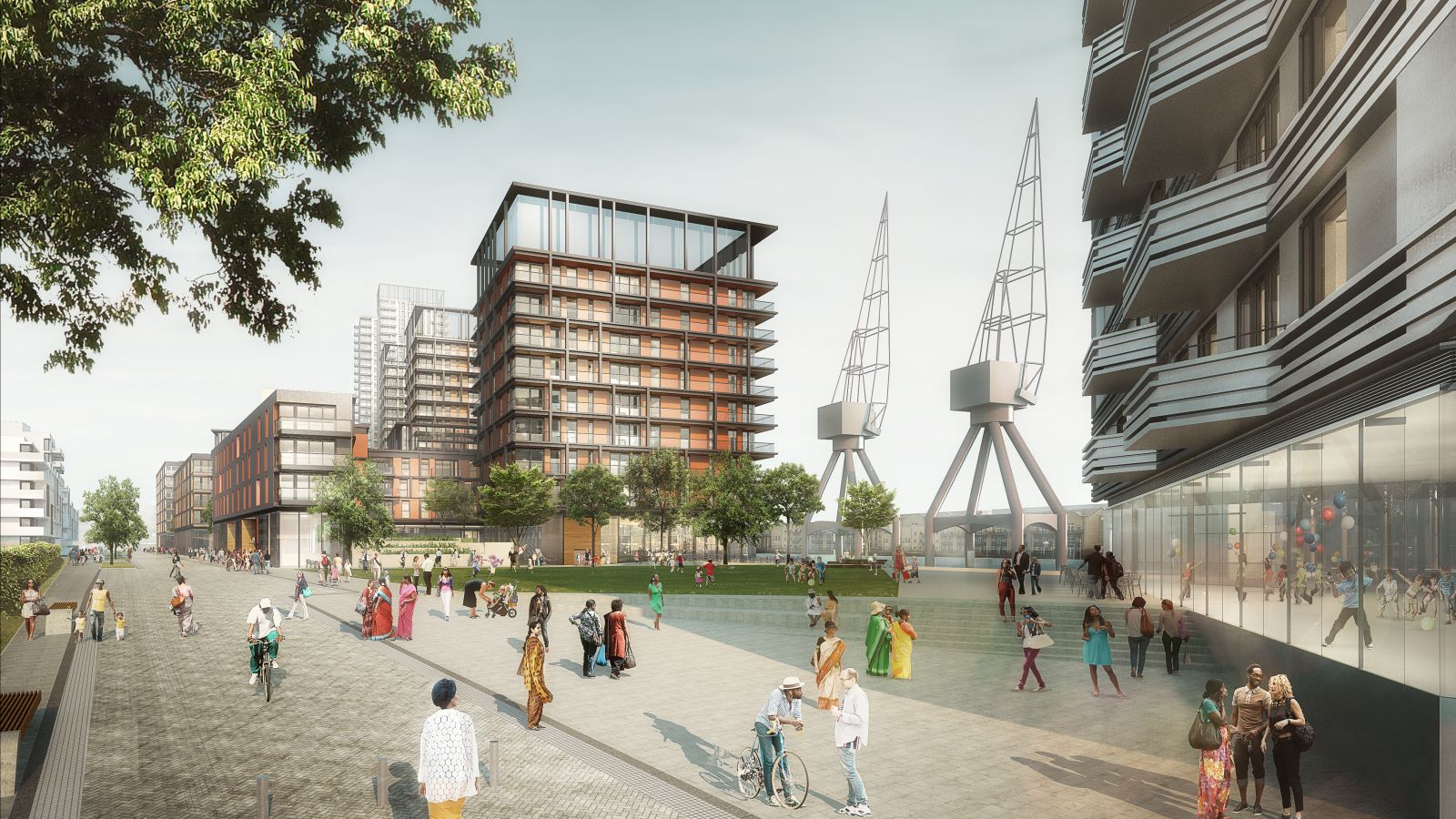 Vibrant New Waterfront Neighbourhood Near Canary Wharf - Mace Group