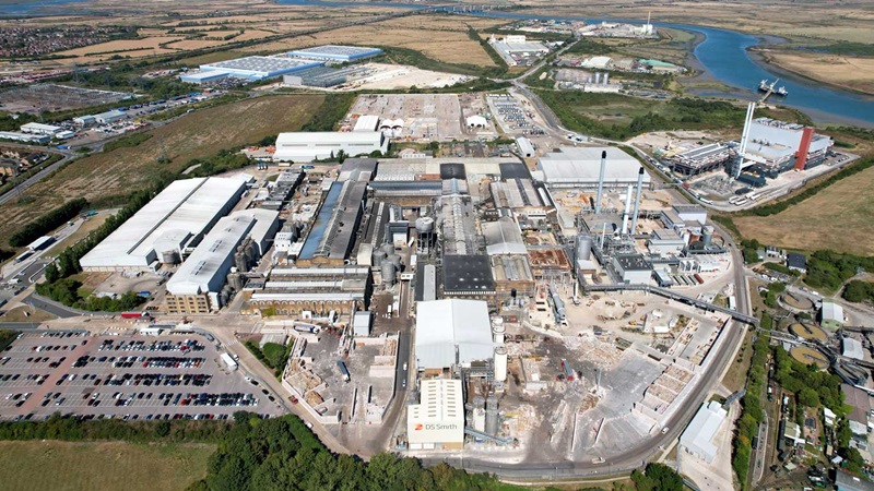 Aerial view of Kemsley Industrial Cluster